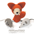CHIBI Renard Souris Fox Mouse Mice - CHIBI Amigurumi Crochet THUMB 3 - FROG and TOAD Créations